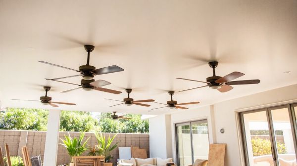 Top 5 ventilateurs de plafond pour optimiser votre espace extérieur
